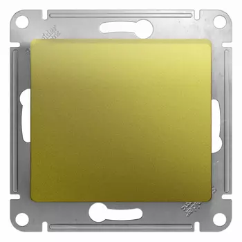 Выключатель Schneider Electric GLOSSA, 1кл., скрытый монтаж, механизм с накладкой без рамки, фисташковый (GSL001011)