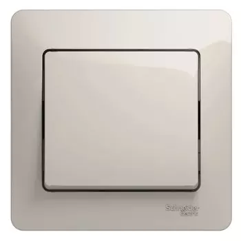 Выключатель Schneider Electric GLOSSA, 1кл., скрытый монтаж, в сборе, молочный (GSL000912)