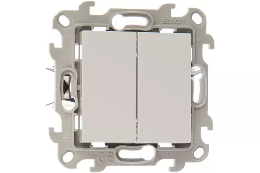 Выключатель Simon Push&Go 2420398-030, 2кл., открытый монтаж, в сборе, белый (2420398-030)