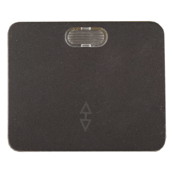 Выключатель СВЕТОЗАР Гамма SV-54138-DM, 1кл., индикатор/подсветка, скрытый монтаж, механизм с накладкой без рамки, темно-серый металлик (SV-54138-DM)