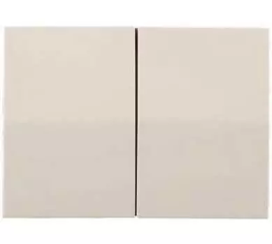 Выключатель СВЕТОЗАР Эффект, 2кл., скрытый монтаж, механизм с накладкой без рамки, бежевый (SV-54434-B)