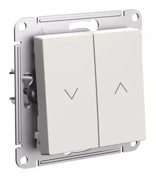 Выключатель Systeme Electric AtlasDesign, 2кл., скрытый монтаж, механизм с накладкой без рамки, бежевый (ATN000219)