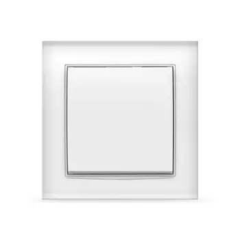 Выключатель UNIVersal Бриллиант 7947366, 1кл., скрытый монтаж, в сборе, белый (7947366)