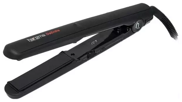 Выпрямитель для волос Harizma Definite h10321, 230°C, 35Вт, керамическое, турмалиновое покрытие, 1 режим, 3м, РТС-нагреватель , автоматическое отключение через 50 минут, плавная регулировка температуры, фиксатор для складывания, индикация включения, ионизация, плавающие пластины, черный (H10321)