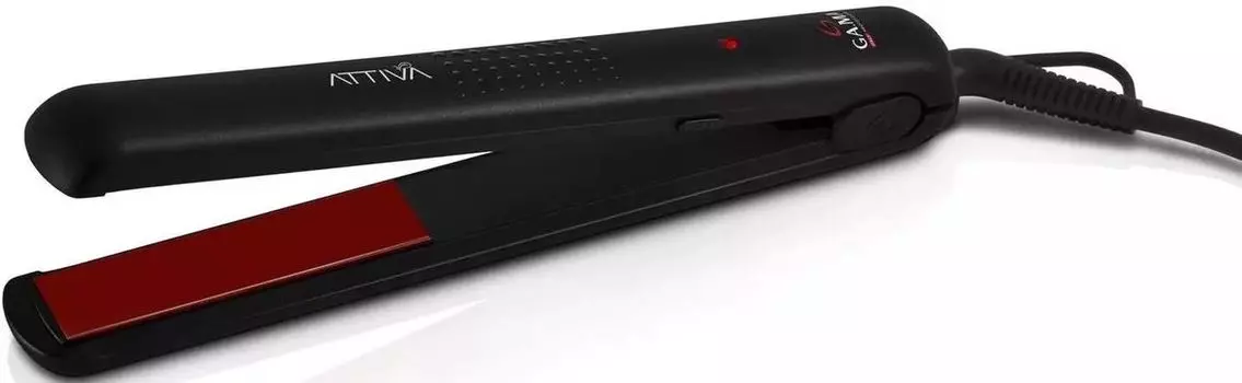 Выпрямитель Ga.Ma Attiva+, 220°C, 25 Вт, турмалиновое покрытие, режимов: 1, петля для подвешивания, 3 м, черный (GI0732)