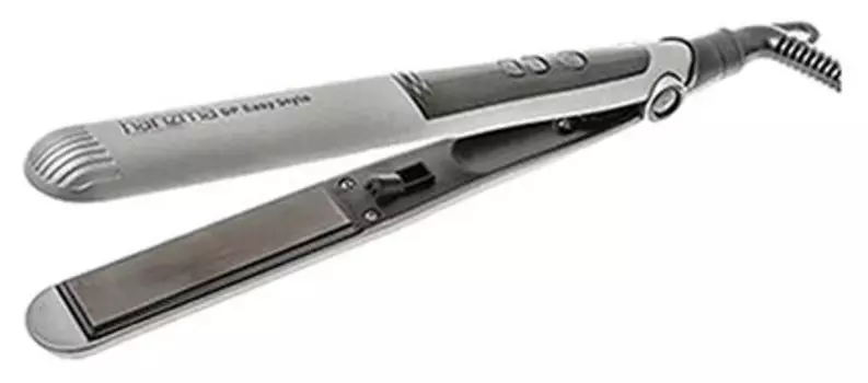 Выпрямитель Harizma H10317GP Easy Style, 230°C, 45Вт, гальваническое покрытие, петля для подвешивания, 2.5м, серебристый (GP EASY STYLE)