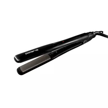 Выпрямитель Polaris Argan Therapy PRO PHSS 2595TAi, 230°C, 48Вт, турмалиновое покрытие, петля для подвешивания, 3м, размер пластин 2595, аргановое масло на поверхности пластин Argan Therapy, черный (PHSS 2595TAI)