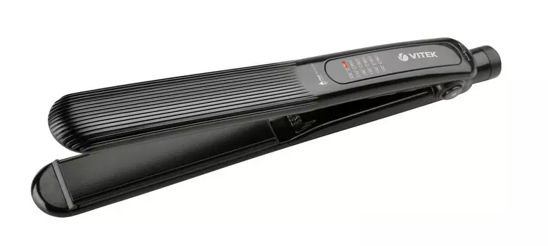 Выпрямитель Vitek VT-2287 BK, 230°C, 50 Вт, керамическое покрытие, режимов: 6, петля для подвешивания, 2.5 м, черный