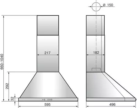Вытяжка купольная Elikor Сигма (КВ II М-650-60-388)