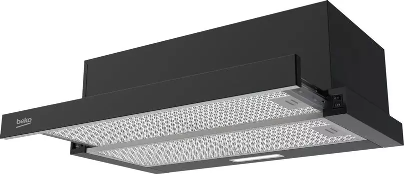 Вытяжка встраиваемая BEKO BHNT613R4CB, черный (9211673200)