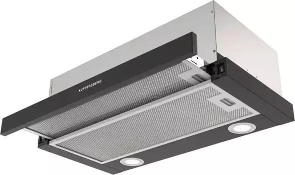 Вытяжка встраиваемая Kuppersberg SLIMHIT 60, черный (SLIMHIT 60 B)