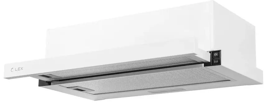 Вытяжка встраиваемая Lex Hide 500, белый (CHAT000122)