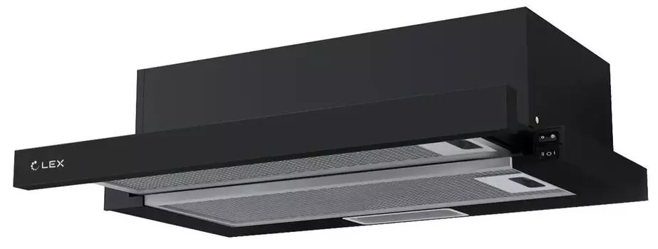 Вытяжка встраиваемая Lex Hide 500, черный (CHAT000120)