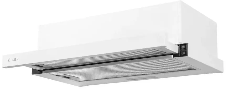 Вытяжка встраиваемая Lex Hide 600, белый (CHAT000126)