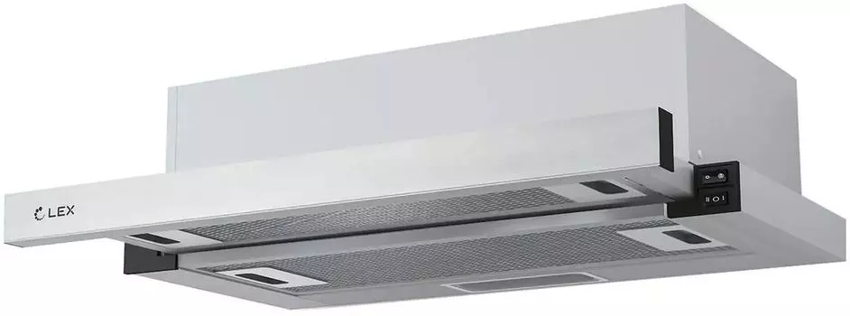 Вытяжка встраиваемая Lex Hide 600, нержавеющая сталь (CHAT000125)