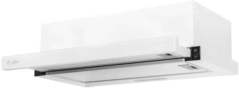Вытяжка встраиваемая Lex Hide G 600, белый (CHAT000128)