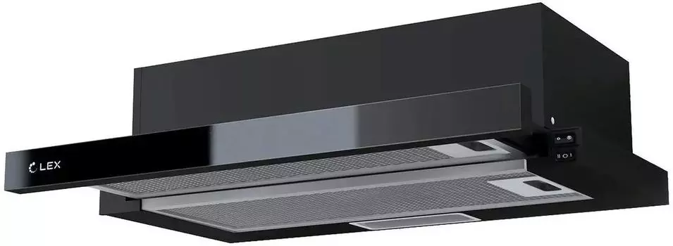 Вытяжка встраиваемая Lex Hide G 600, черный (CHAT000127)