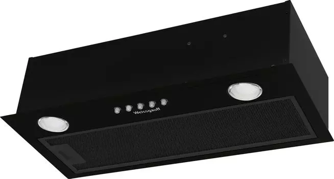Вытяжка встраиваемая WEISSGAUFF Alpha 50 PB BL, черный (429824)