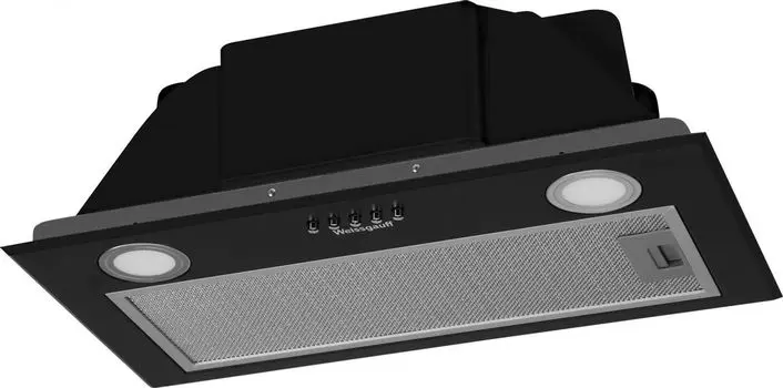 Вытяжка встраиваемая WEISSGAUFF BOX 850 BL, черный (429191)