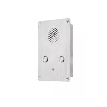 Вызывная панель J&R JR301-2B-IW-SIP, IP55, -30 - +60, без БП, серебристый