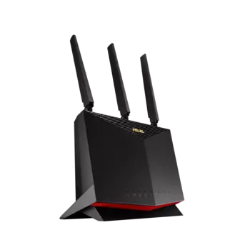 Wi-Fi роутер ASUS 4G-AC86U, 802.11a/b/g/n/ac, 2.4 / 5 ГГц, до 2.53 Гбит/с, LAN 4x1 Гбит/с, WAN 1x1 Гбит/с, внешних антенн: 3, внутренних антенн: 3 x3dBi, 1xUSB 2.0, LTE (90IG05R0-BM9100)