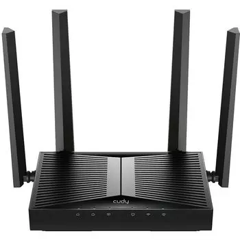 Wi-Fi роутер Cudy WR3600, 802.11a/b/g/n/ac/ax/be, 2.4 / 5 ГГц, до 3.57 Гбит/с, LAN 4x1 Гбит/с, WAN 1x1 Гбит/с, внешних антенн: 4x5.5 дБи (WR3600)
