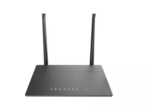 Wi-Fi роутер D-Link DIR-615/GF, 802.11a/b/g/n, 2.4 ГГц, до 300 Мбит/с, LAN 4x100 Мбит/с, WAN 1x1 Гбит/с, внешних антенн: 2x5 дБи (DIR-615/GFRU/R2A)