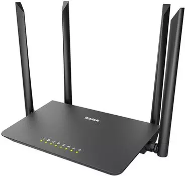 Wi-Fi роутер D-Link DIR-820, 802.11a/b/g/n/ac, 2.4 / 5 ГГц, до 867 Мбит/с, LAN 3x100 Мбит/с, WAN 1x100 Мбит/с, внешних антенн: 4x5 дБи (DIR-820/RU/A1A)