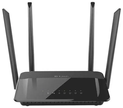 Wi-Fi роутер D-Link DIR-822, до 1.17 Гбит/с, WAN 1x100 Мбит/с, внешних антенн: 4x5 дБи (DIR-822/RU/E1A)