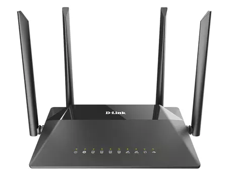 Wi-Fi роутер D-link DIR-825, 802.11a/b/g/n/ac, 2.4 / 5 ГГц, до 1.17 Гбит/с, LAN 4x1 Гбит/с, WAN 1x1 Гбит/с, внешних антенн: 4x5dBi, 1xUSB 2.0 (DIR-825/RU/R4A)