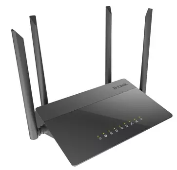 Wi-Fi роутер D-Link DIR-841, 802.11a/b/g/n/ac, 2.4 / 5 ГГц, до 1.17 Гбит/с, LAN 4x100 Мбит/с, WAN 1x1 Гбит/с, внешних антенн: 4x5 дБи (DIR-841/RU/A1)