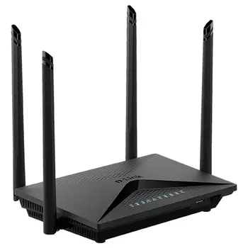 Wi-Fi роутер D-link DIR-853, 802.11a/b/g/n/ac, 2.4 / 5 ГГц, до 1.32 Гбит/с, LAN 4x1 Гбит/с, WAN 1x1 Гбит/с, внешних антенн: 4x5dBi, 1шт.xUSB 3.0