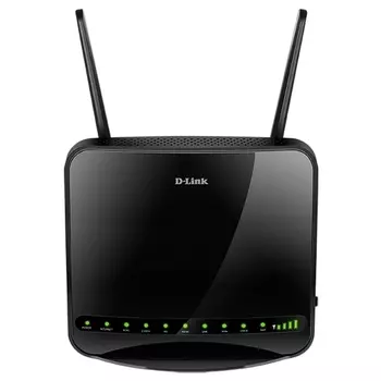Wi-Fi роутер D-Link DWR-956, 802.11a/b/g/n/ac, 2.4 / 5 ГГц, до 1.17 Гбит/с, LAN 4x1 Гбит/с, WAN 1x1 Гбит/с, внешних антенн: 2x3 дБи, внутренних антенн: 2x3 дБи, LTE