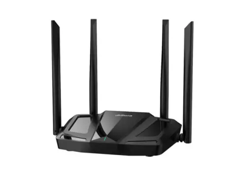 Wi-Fi роутер Dahua AC12, 802.11a/b/g/n/ac, 2.4 / 5 ГГц, до 1.17 Гбит/с, LAN 3x1 Гбит/с, WAN 1x1 Гбит/с, внешних антенн: 4x5 дБи (DH-AC12)