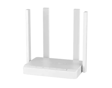 Wi-Fi роутер Keenetic Speedster, 802.11a/b/g/n/ac, 2.4 / 5 ГГц, до 1.17 Гбит/с, LAN 3x1 Гбит/с, WAN 1x1 Гбит/с, внешних антенн: 4x5 дБи (KN-3013)