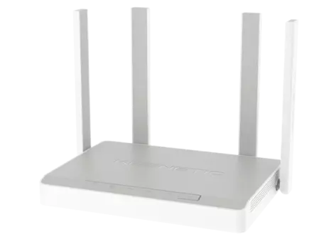 Wi-Fi роутер Keenetic Sprinter, 802.11a/b/g/n/ac/ax, 2.4 / 5 ГГц, до 2.98 Гбит/с, LAN 3x1 Гбит/с, WAN 1x1 Гбит/с, внешних антенн: 4x5 дБи (KN-3711)