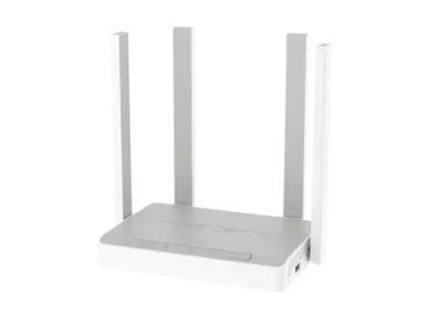 Wi-Fi роутер Keenetic Viva, 802.11a/b/g/n/ac, 2.4 / 5 ГГц, до 1.2 Гбит/с, LAN 3x1 Гбит/с, WAN 1x1 Гбит/с, внешних антенн: 4x5 дБи, 1xUSB 2.0 (KN-1913)