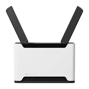 Wi-Fi роутер MikroTik Chateau LTE6 ax, 802.11a/b/g/n/ac/ax, 2.4 / 5 ГГц, до 1.78 Гбит/с, LAN 4x1 Гбит/с, WAN 1x2.5 Гбит/с, внешних антенн: 2x4 дБи, 1xUSB 3.0, LTE (S53UG+5HaxD2HaxD-TC&FG621-EA)