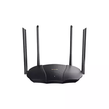 Wi-Fi роутер Tenda TX12, 802.11a/b/g/n/ac/ax, 2.4 / 5 ГГц, до 2.98 Гбит/с, LAN 3x1 Гбит/с, WAN 1x1 Гбит/с, внешних антенн: 4x6 дБи (TX12)