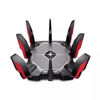 Wi-Fi роутер TP-LINK Archer AX11000, 802.11a/b/g/n/ac/ax, 2.4 / 5 ГГц, до 10.8 Гбит/с, LAN 8x1 Гбит/с, WAN 1x2.5 Гбит/с, внешних антенн: 8, 1шт.xUSB 3.0