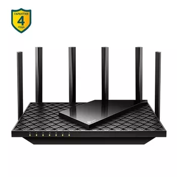 Wi-Fi роутер TP-Link Archer AX5400, 802.11a/b/g/n/ac/ax, 2.4 / 5 ГГц, до 5.38 Гбит/с, LAN 4x1 Гбит/с, WAN 1x1 Гбит/с, внешних антенн: 6, 1xUSB 3.0 (Archer AX5400)