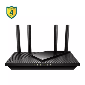 Wi-Fi роутер TP-Link Archer AX55 Pro, 802.11a/b/g/n/ac/ax, 2.4 / 5 ГГц, до 2.98 Гбит/с, LAN 4x1 Гбит/с, WAN 1x2.5 Гбит/с, внешних антенн: 4, 1xUSB 3.0