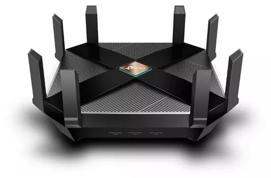 Wi-Fi роутер TP-LINK Archer AX6000, 802.11a/b/g/n/ac/ad/ax, 2.4 / 5 ГГц, до 5.95 Гбит/с, LAN 8x1 Гбит/с, WAN 1x2.5 Гбит/с, внешних антенн: 8, 1шт.xUSB 3.0