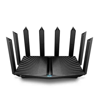 Wi-Fi роутер TP-Link Archer AX80, 802.11a/b/g/n/ac/ax, 2.4 / 5 ГГц, до 5.95 Гбит/с, LAN 4x1 Гбит/с, WAN 1x2.5 Гбит/с, внешних антенн: 8, 1xUSB 3.0