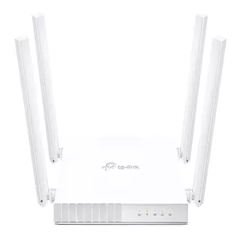 Wi-Fi роутер TP-Link Archer C24, 802.11a/b/g/n/ac, 2.4 / 5 ГГц, до 733 Мбит/с, LAN 4x100 Мбит/с, WAN 1x100 Мбит/с, внешних антенн: 4 (AC750)