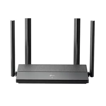 Wi-Fi роутер TP-Link EX141, 802.11a/b/g/n/ac/ax, 2.4 / 5 ГГц, до 1.5 Гбит/с, LAN 3x1 Гбит/с, WAN 1x1 Гбит/с, внешних антенн: 4