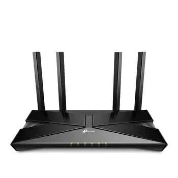 Wi-Fi роутер TP-Link EX220, 802.11a/b/g/n/ac/ad/ax, 2.4 / 5 ГГц, до 1.78 Гбит/с, LAN 4x1 Гбит/с, WAN 1x1 Гбит/с, внешних антенн: 4x5dBi