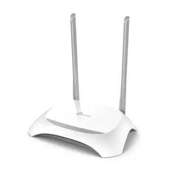 Wi-Fi роутер TP-LINK TL-WR850N, 802.11n, 2.4 ГГц, до 300 Мбит/с, LAN 4x100 Мбит/с, WAN 1x100 Мбит/с, внешних антенн: 2x5dBi