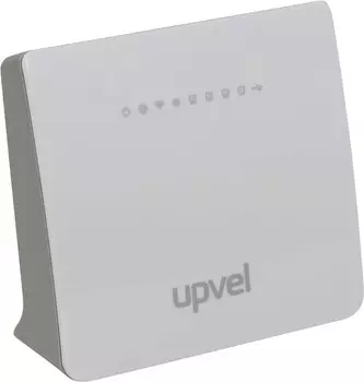 Wi-Fi роутер UPVEL UR-329BN, 802.11n, 2.4 ГГц, до 300 Мбит/с, LAN 4x100 Мбит/с, внешних антенн: 2x2dBi