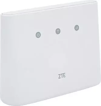 Wi-Fi роутер ZTE MF293N, 802.11a/b/g/n, 2.4 ГГц, до 300 Мбит/с, WAN 1x100 Мбит/с, внутренних антенн: 4, LTE (MF293N White)